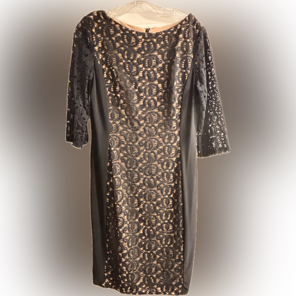 Elegant Black Lace Dress